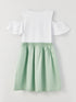 LC Waikiki Crew Neck Short Sleeve Girl Dress